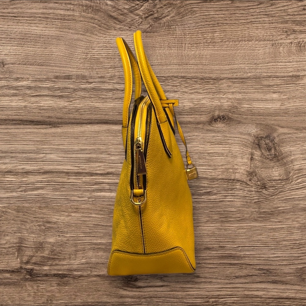 Michael Kors Yellow Satchel Bag - Picture 4 of 13